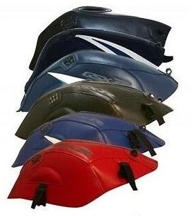 Bagster Tank Cover ZX 10 TOMCAT RED/WHITE KAWASAKI, Red/White | 1141B - Webike Thailand