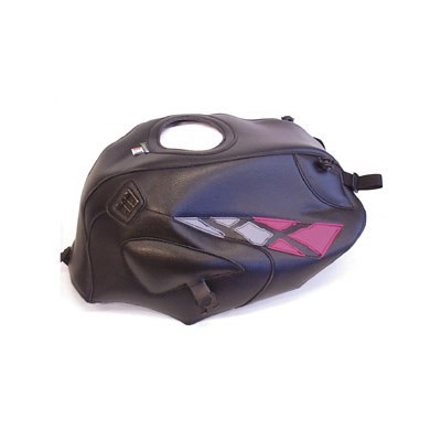 Bagster Tank Cover CB 500  BLACK/FUCHSIA/STEEL GREY  HON, Black/Deco Fuchsia/Steel grey | 1276B - Webike Thailand