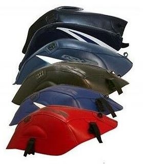 Bagster Tank Cover ESTRELLA 250  BLACK/RED 96/98 KAWASAKI, Black/RED | 1303B - Webike Thailand