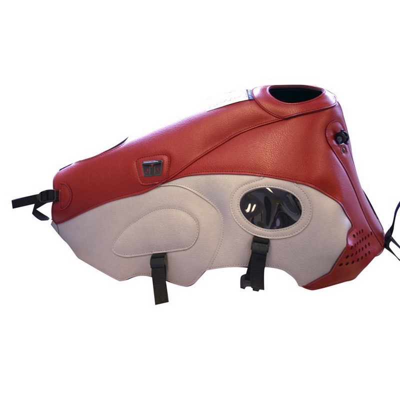 Bagster Tank Cover V 10 CENTAURO dark red/light grey MOTO GUZZI, Dark red/Light grey | 1374E - Webike Thailand
