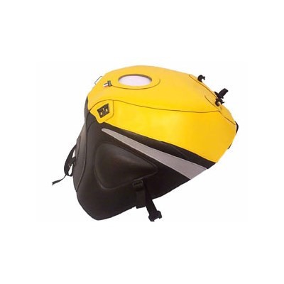 Bagster Tank Cover GSX 750 R SURF/BLACK/GRIS SUZUKI, Surf yellow yellow/Black/tip Greye | 1402A - Webike Thailand