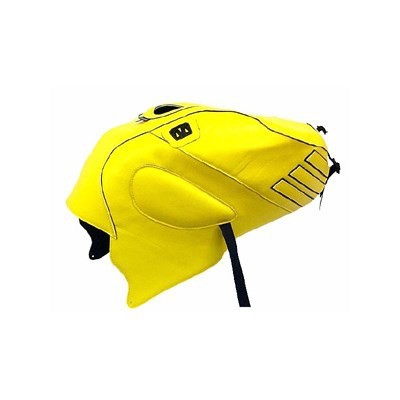 Bagster Tank Cover RSV 1000 R  buttercup yellow/deco black, Bouton d' gold/Deco Black | 1422A - Webike Thailand