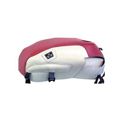 Bagster Tank Cover BONNEVILLE 800/900 light claret/light grey, light  burgundy/Light grey | 1426A - Webike Thailand