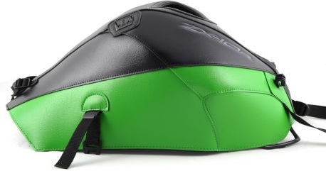 Bagster Tank Cover Z X 10 R NOIR VERT KAWA, Black/Green Kawa | 1614B - Webike Thailand