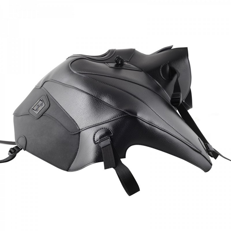 Bagster Tank Cover MOTO GUZZI STELVIO 1200 NOIR/NOIR MAT 2011, Black/Black Mat | 1615A - Webike Thailand