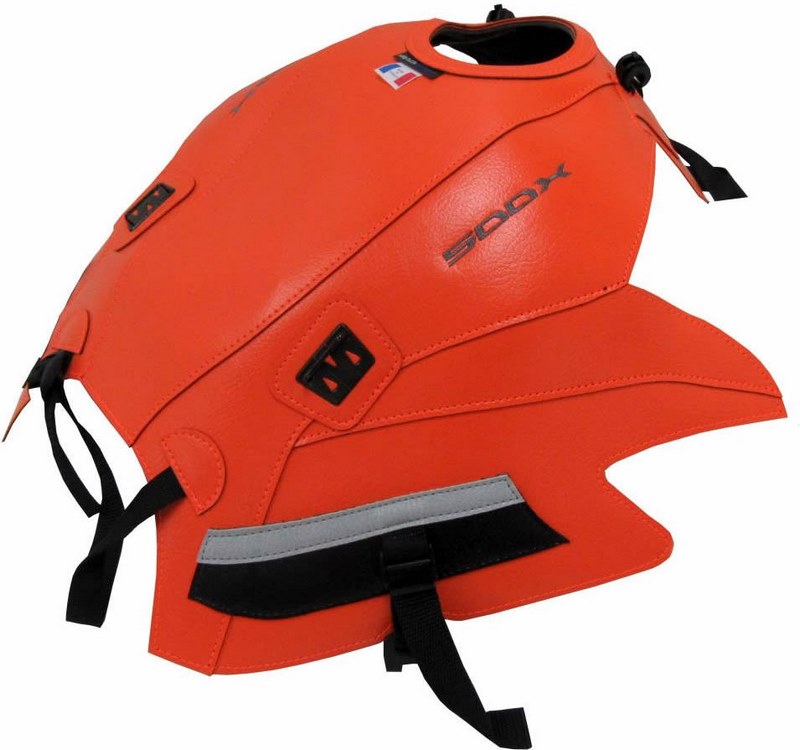 Bagster Tank Cover  HONDA CB 500 X  2018, light orange/ deco black/ light grey | 1713G - Webike Thailand