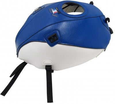 Bagster Tank Cover  SUZUKI SV 650 2018, gitane bleu/ white/pipping black | 1714F - Webike Thailand