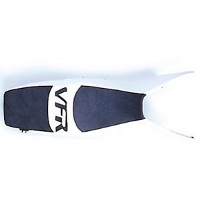 Bagster Seat Cover VFR 750 / 92 / HONDA pvc white.steel grey.steel grey lett, White/Steel grey/Letters  Steel grey | 2006G - Webike Thailand