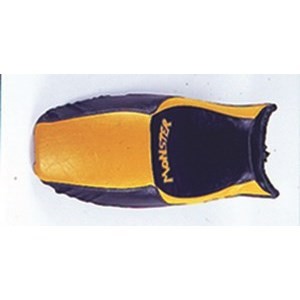 Bagster Seat Cover 600. 750. 900 MONSTER/ DUCATI PVC SAFFRON YELLOW. BLACK. S, Saffron Yellow/Black/Letters Saffron Yellow | 2050B - Webike Thailand