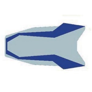Bagster Seat Cover FUTURA navy blue / glacier grey, Navy Blue/glacier grey | 2128B - Webike Thailand