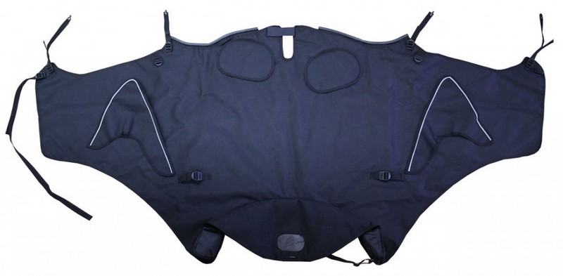 Bagster Apron BOOMERANG PEUGEOT METROPOLIS 2013, Black | 7563CB - Webike Thailand