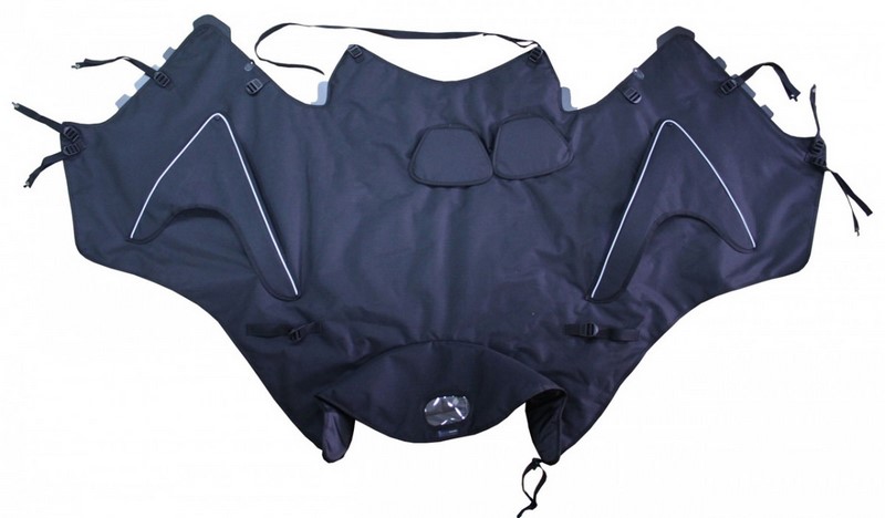 Bagster Apron BOOMERANG SYM GTS 125/300 2013, Black | 7567CB - Webike Thailand