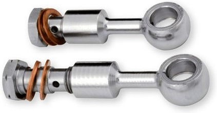 Accossato 2-hole screw + adapter + 3 copper washers