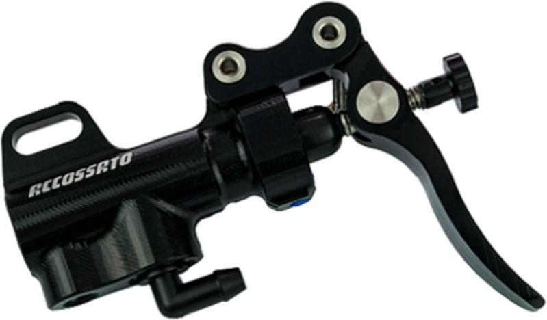 Accossato Thumb brake master cylinder provided with short lever and support bracket