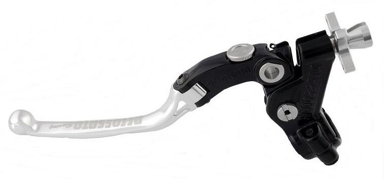 Accossato cable clutch control, standard lever provided with switch included, Silver colour, 29 mm, No RST