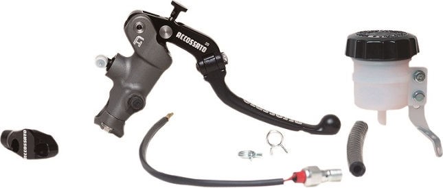 Accossato KITA 4  master cylinder Diameter 19 with folding lever (all Diameter 19 except for PRS model) + mirror holder (M8 or Mx 1