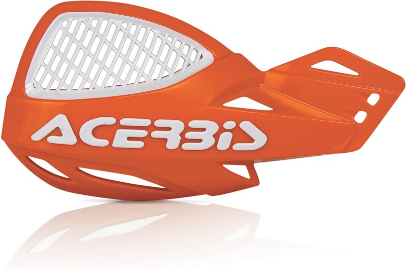Acerbis Mx Uniko Vented Handguards Orange/White | 0009846.203