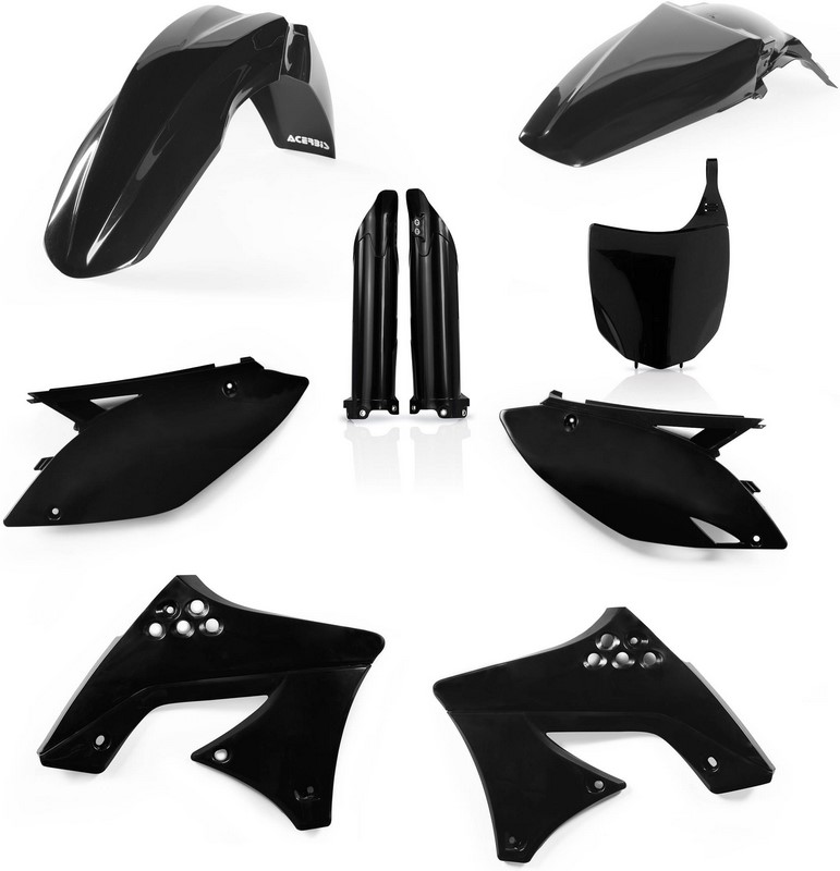 Acerbis Full Plastic Kit Kawasaki Black | 0013978.090