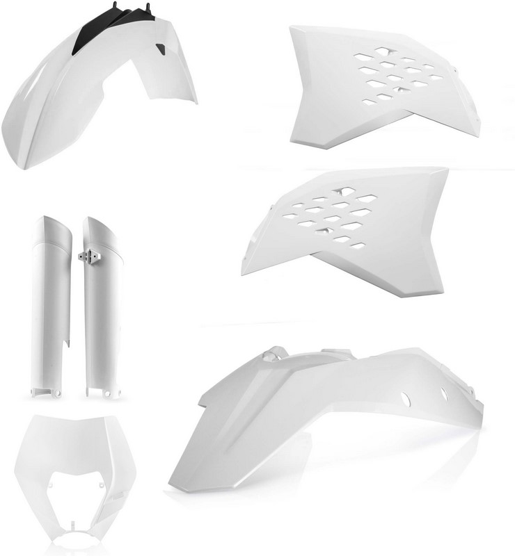 Acerbis Full Plastic Kit Ktm White | 0014219.030