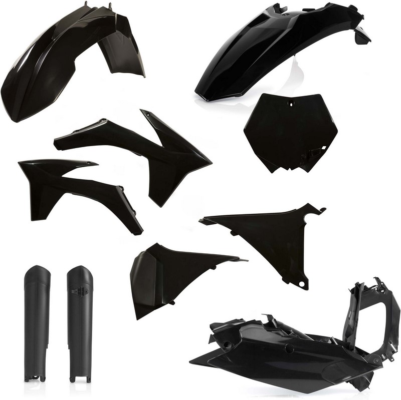 Acerbis Full Plastic Kit Ktm Black | 0015701.090