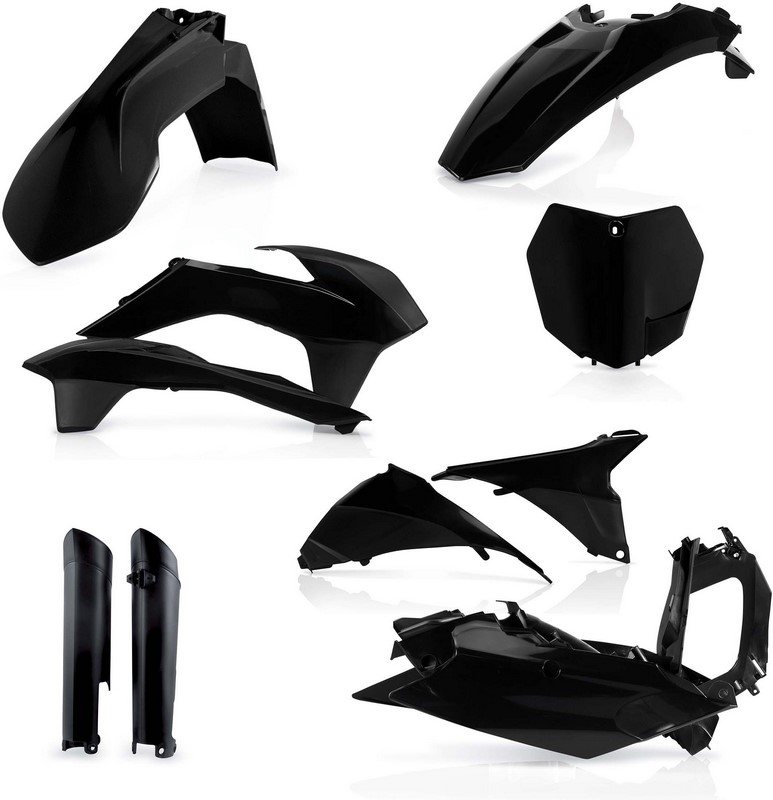 Acerbis Full Plastic Kit Ktm Black | 0016874.090