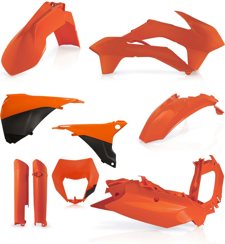 Acerbis Full Plastic Kit Ktm Orange | 0017204.010