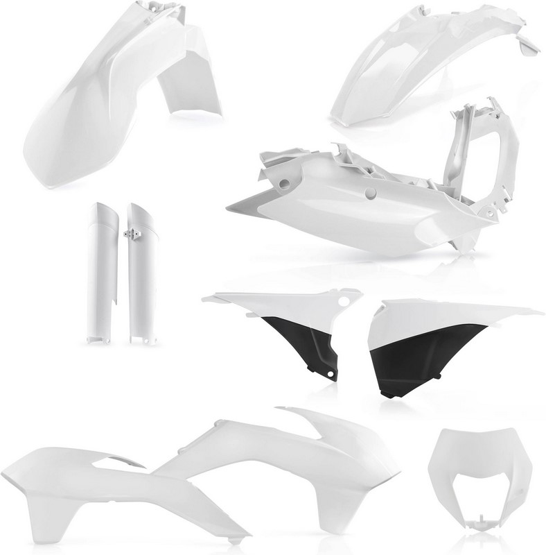 Acerbis Full Plastic Kit Ktm White | 0017204.030