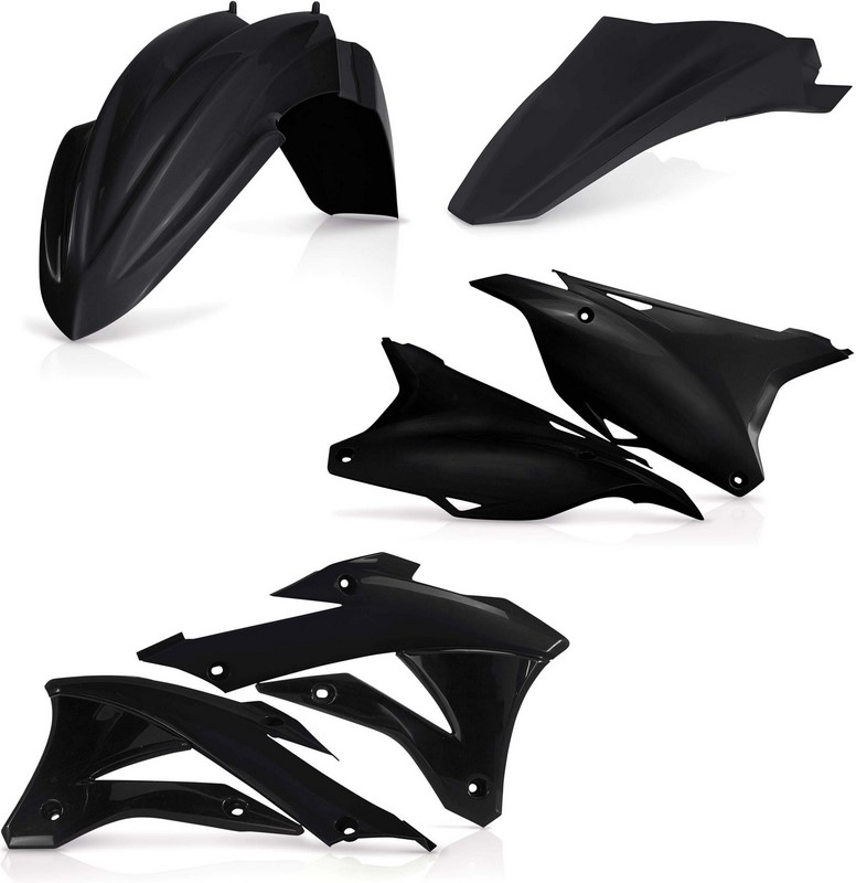 Acerbis Plastic Kit Kawasaki Black | 0017246.090