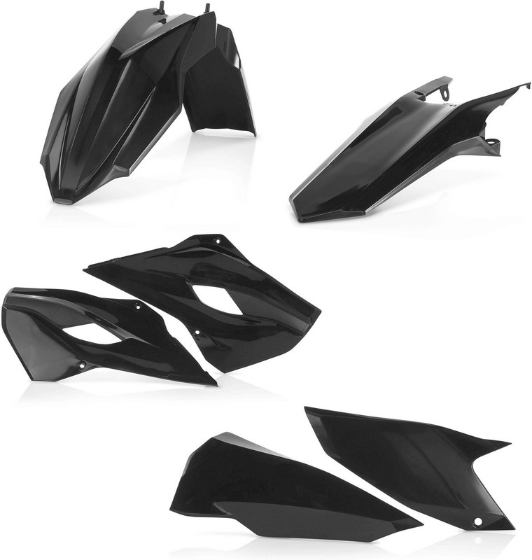 Acerbis Plastic Kit Husqvarna Black | 0017703.090