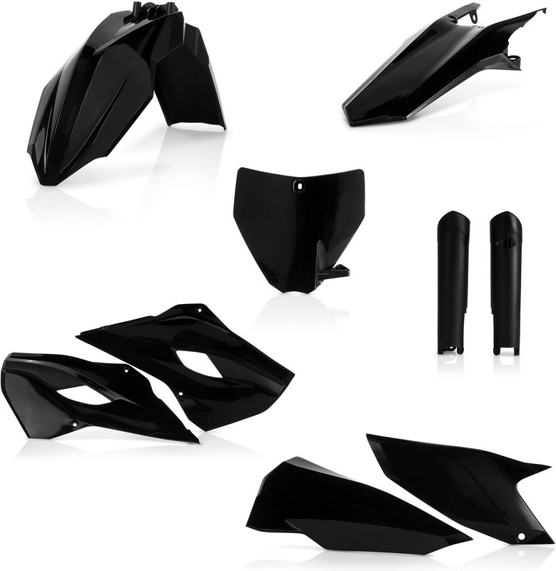 Acerbis Full Plastic Kit Husqvarna Black | 0017706.090
