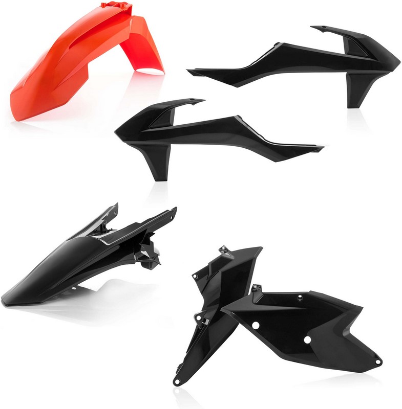Acerbis Plastic Kit Ktm Black/Orange | 0021742.313