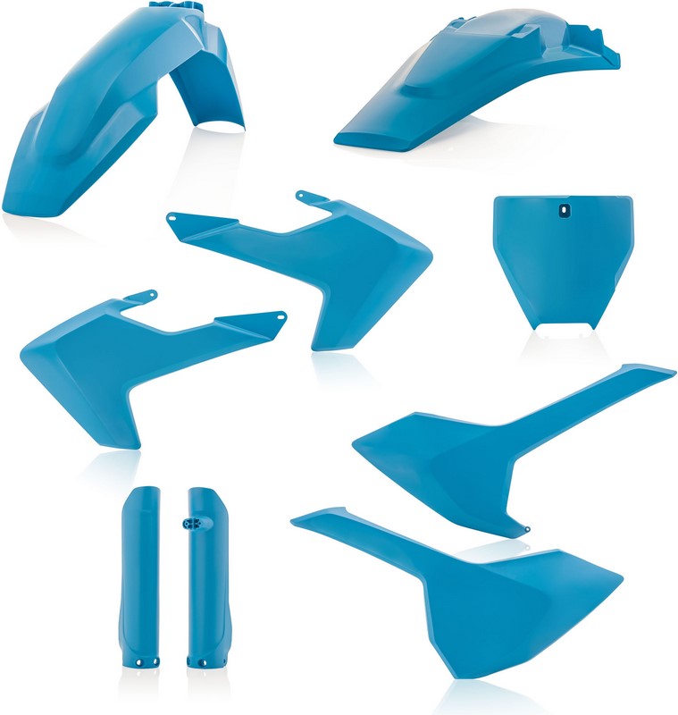 Acerbis Full Plastic Kit Husqvarna Light Blue | 0021831.041