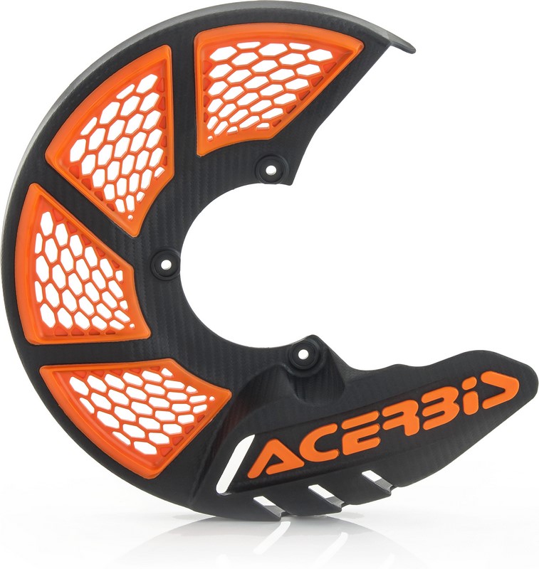 Acerbis X-Brake 2.0 Front Disc Cover Black/Orange | 0021846.313