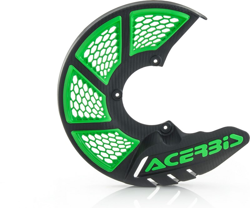 Acerbis X-Brake 2.0 Front Disc Cover Black/Green | 0021846.325