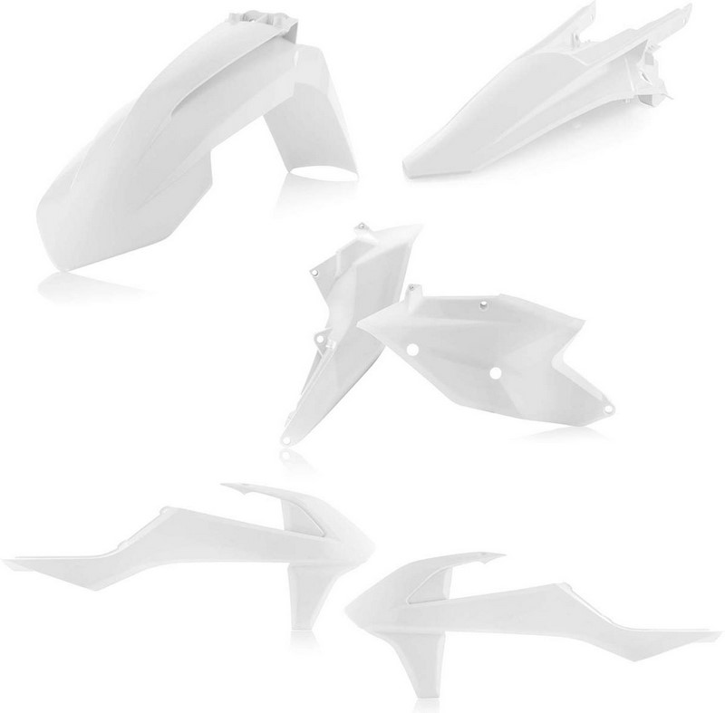 Acerbis Plastic Kit Ktm White | 0022370.030