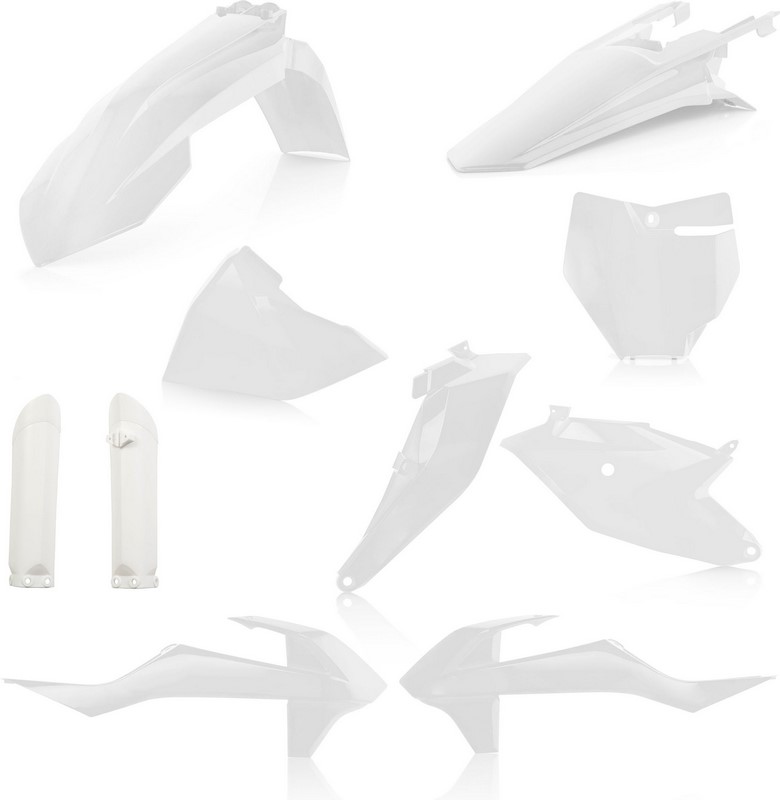 Acerbis Full Plastic Kit Ktm White | 0022933.030