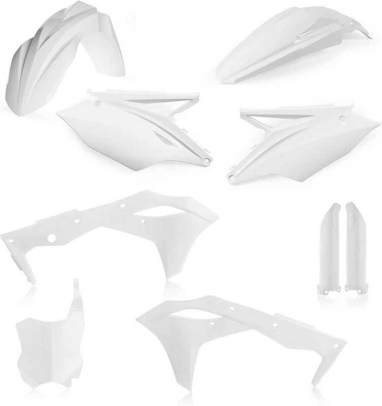 Acerbis Full Plastic Kit Kawasaki White | 0022985.030