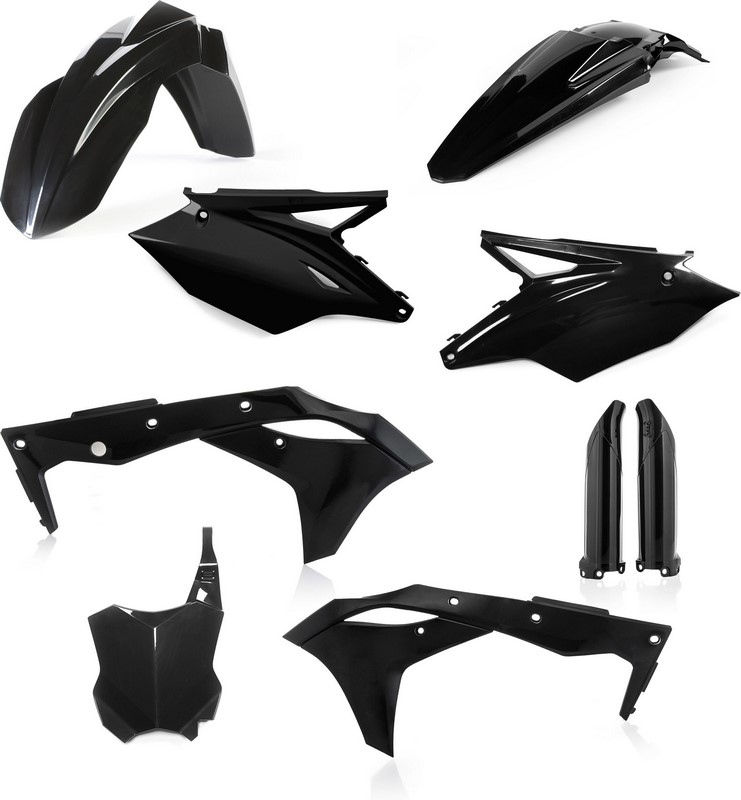 Acerbis Full Plastic Kit Kawasaki Black | 0022985.090