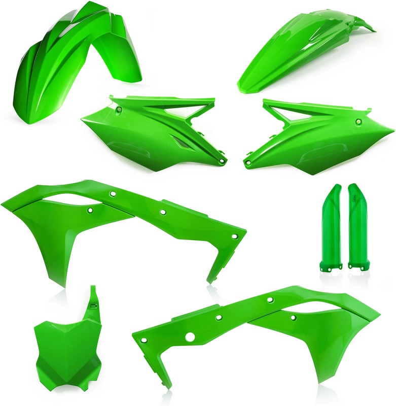 Acerbis Full Plastic Kit Kawasaki Green | 0022985.130