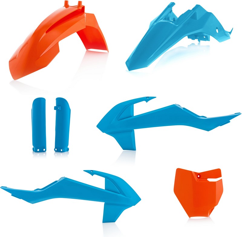 Acerbis Full Plastic Kit Ktm Orange/Blue | 0023593.204