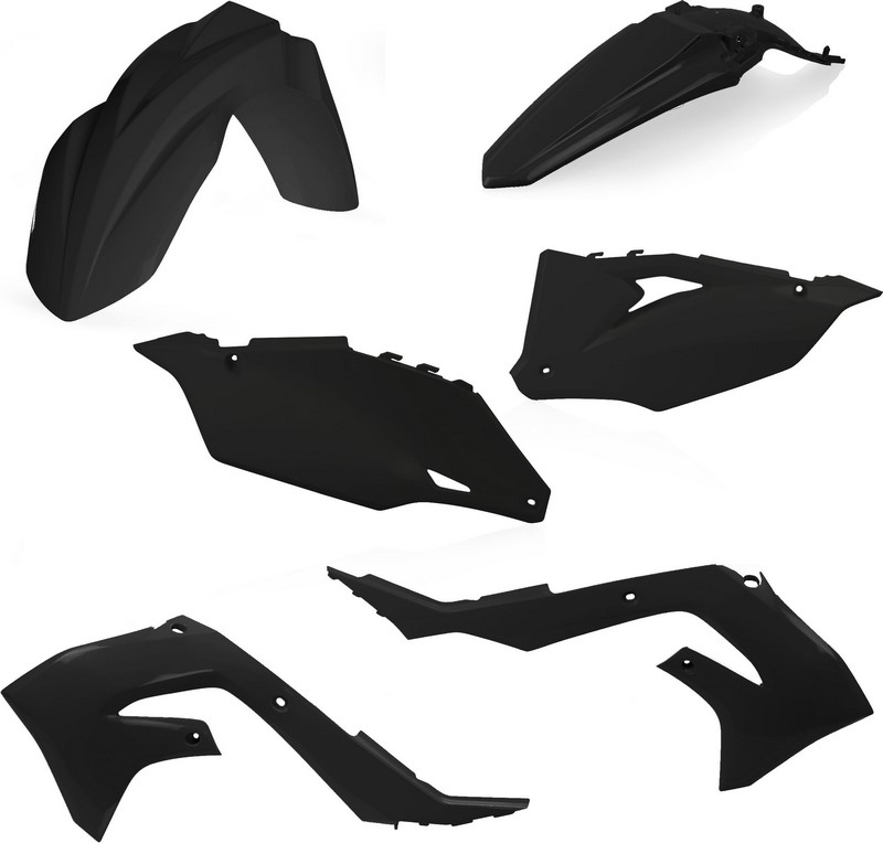 Acerbis Plastic Kit Kawasaki Black | 0023648.090