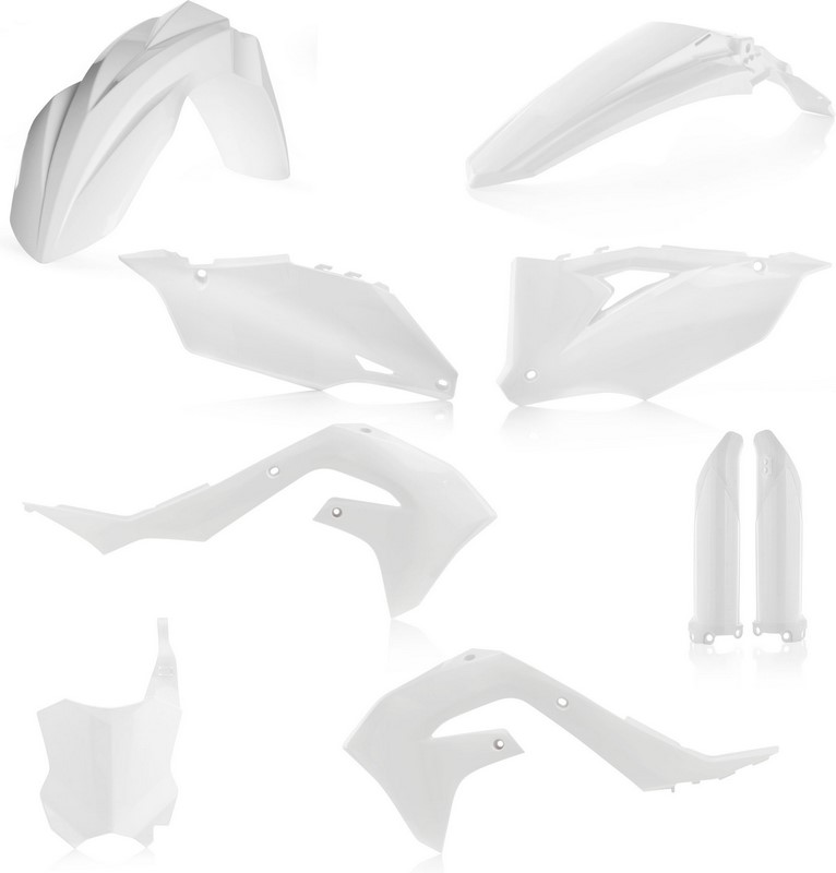 Acerbis Full Plastic Kit Kawasaki White | 0023649.030