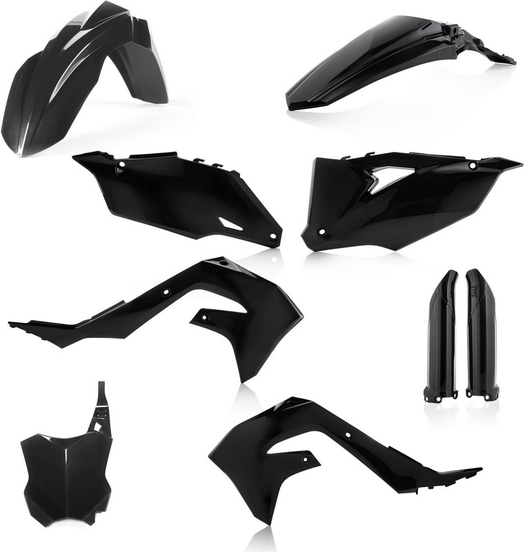 Acerbis Full Plastic Kit Kawasaki Black | 0023649.090