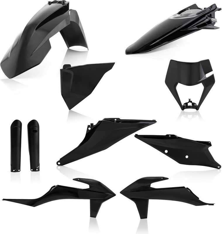 Acerbis Full Plastic Kit Ktm Black | 0024054.090