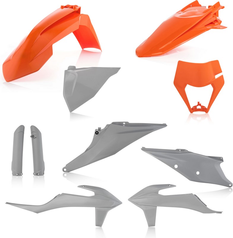 Acerbis Full Plastic Kit Ktm Orange/Grey | 0024054.207