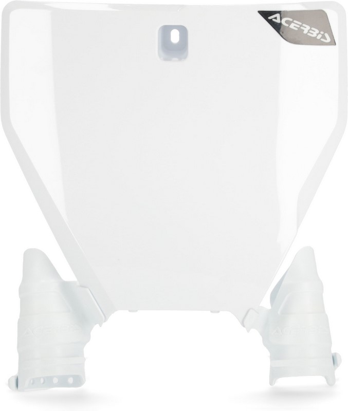 Acerbis Front Number Plate Raptor Husqvarna White | 0024258.030