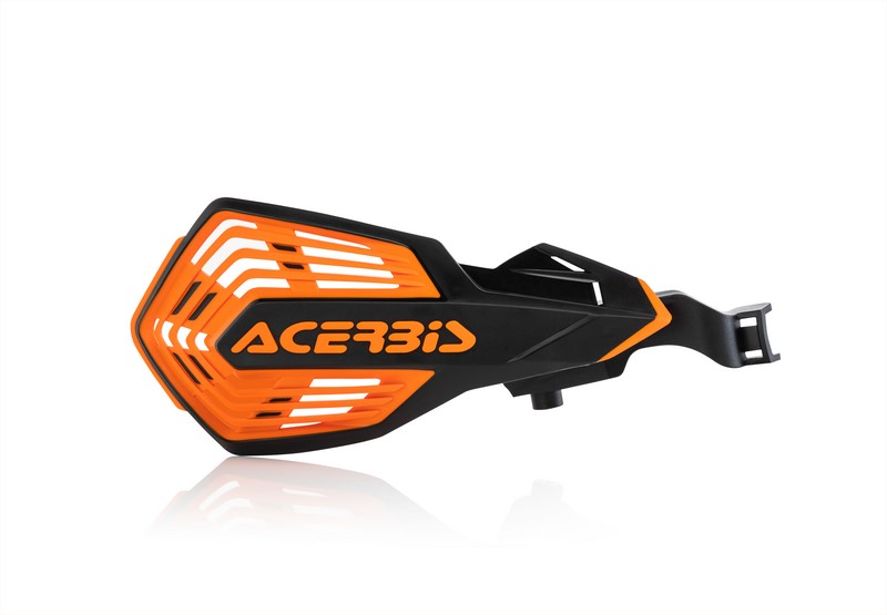Acerbis K-Future Handguards Black/Orange | 0024297.313