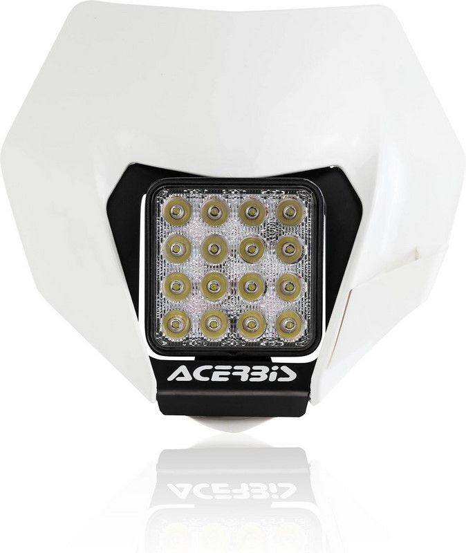 Acerbis Headlight Mask Vsl Fit All White | 0024471.030