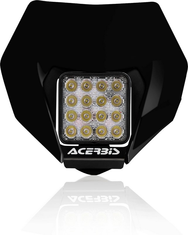Acerbis Headlight Mask Vsl Fit All Black | 0024471.090