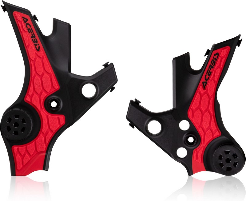Acerbis Frame Protector X-Grip Africa Twin 1100L Black/Red | 0024554.323